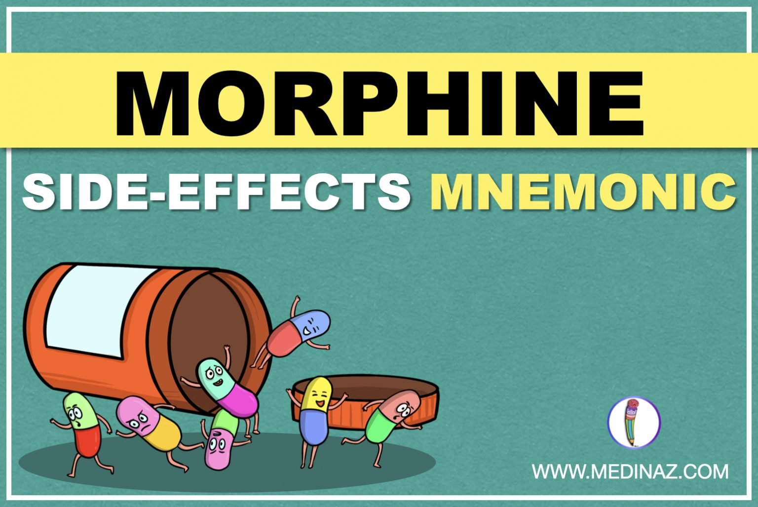 Morphine Side effects Mnemonic - Medinaz Pharmacology - Medinaz Blog