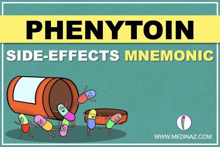 Phenytoin side effects mnemonic