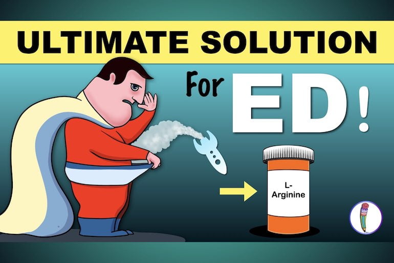 L-arginine for ED