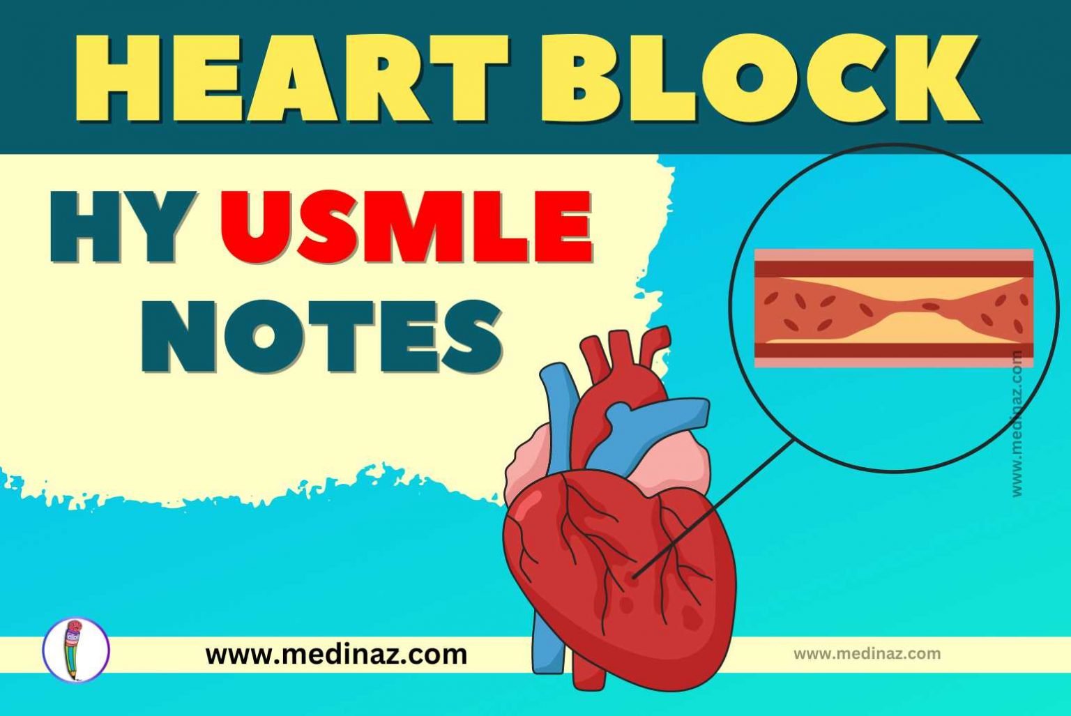 Heart Block USMLE notes Medinaz Blog